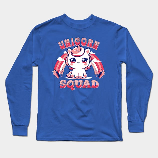 Kawaii Unicorn Squad Long Sleeve T-Shirt by Sugoi Otaku Gifts